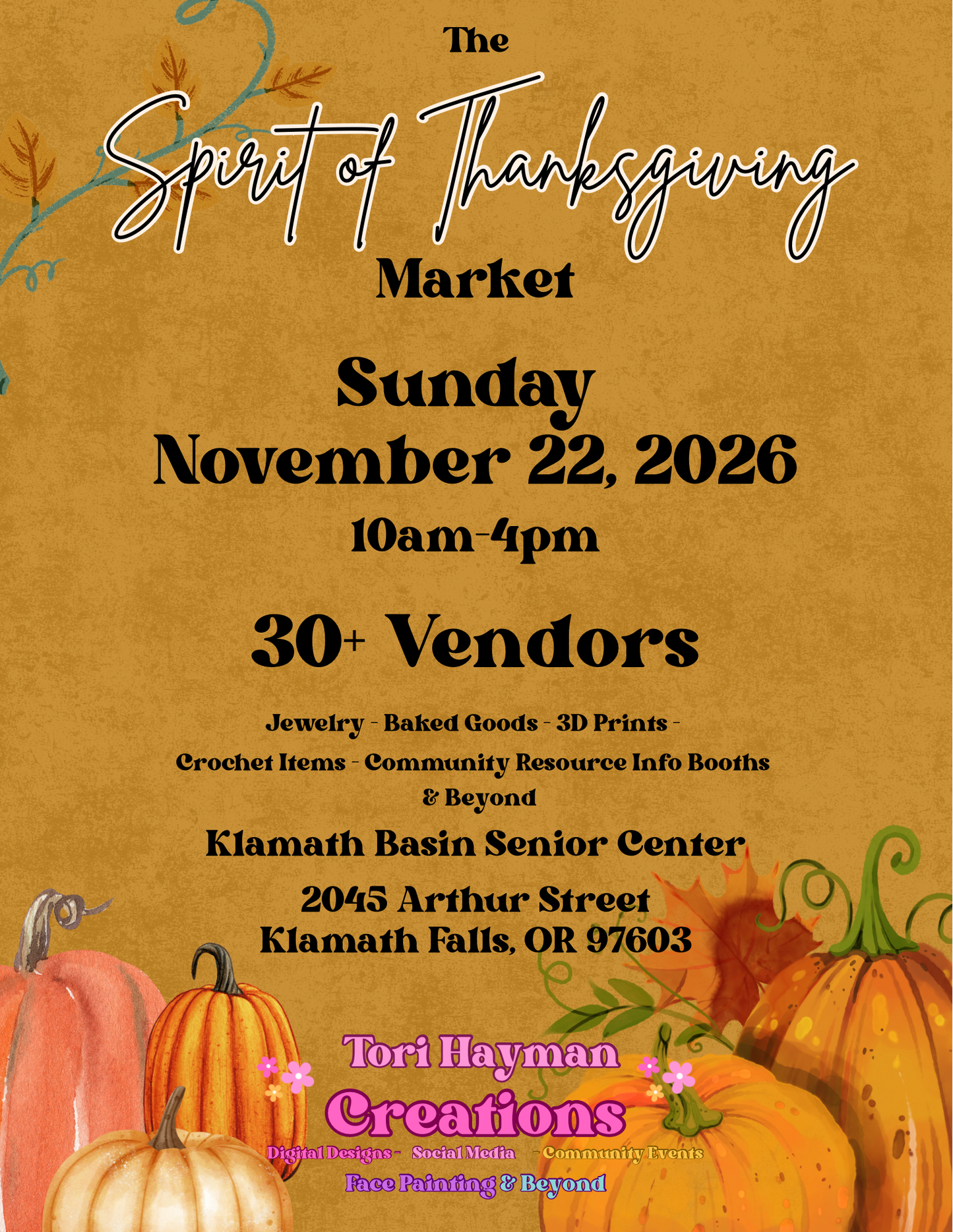 The Spirit of Thanksgiving Market