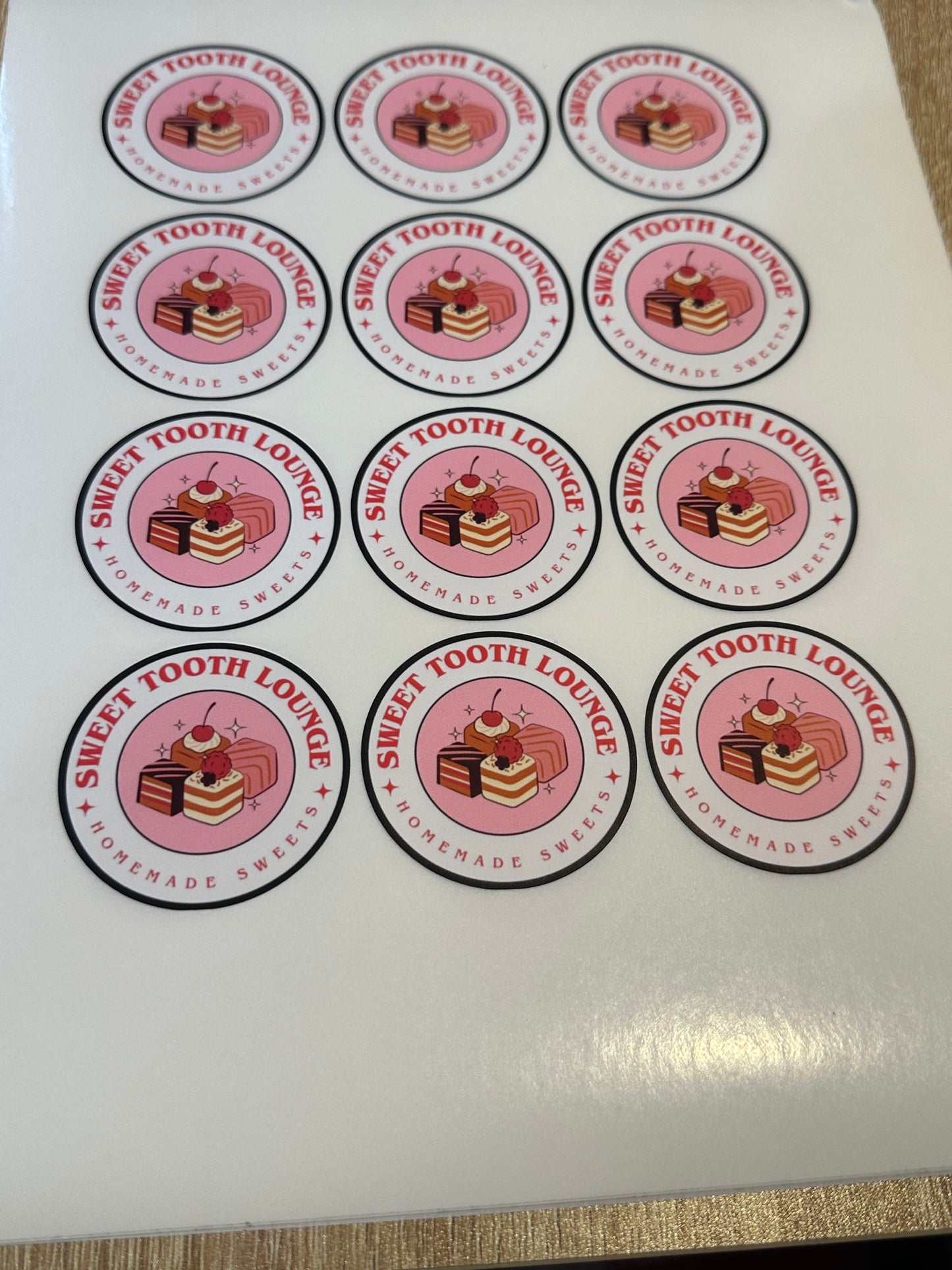 Custom Logo Sticker Sheets (Full Color)