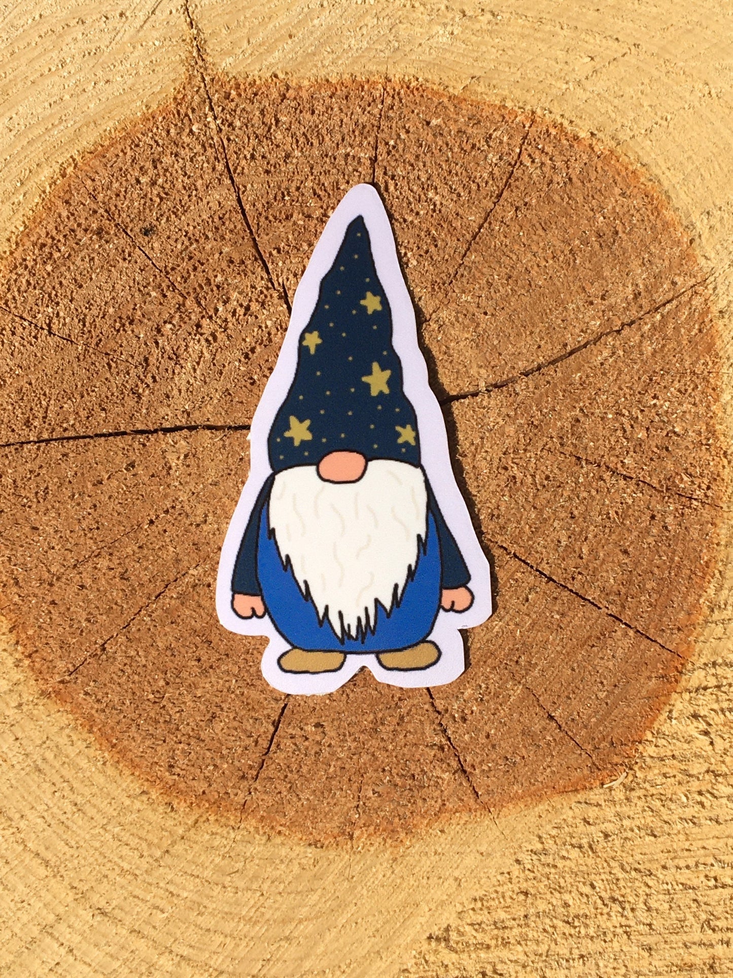 Hand drawn gnome sticker