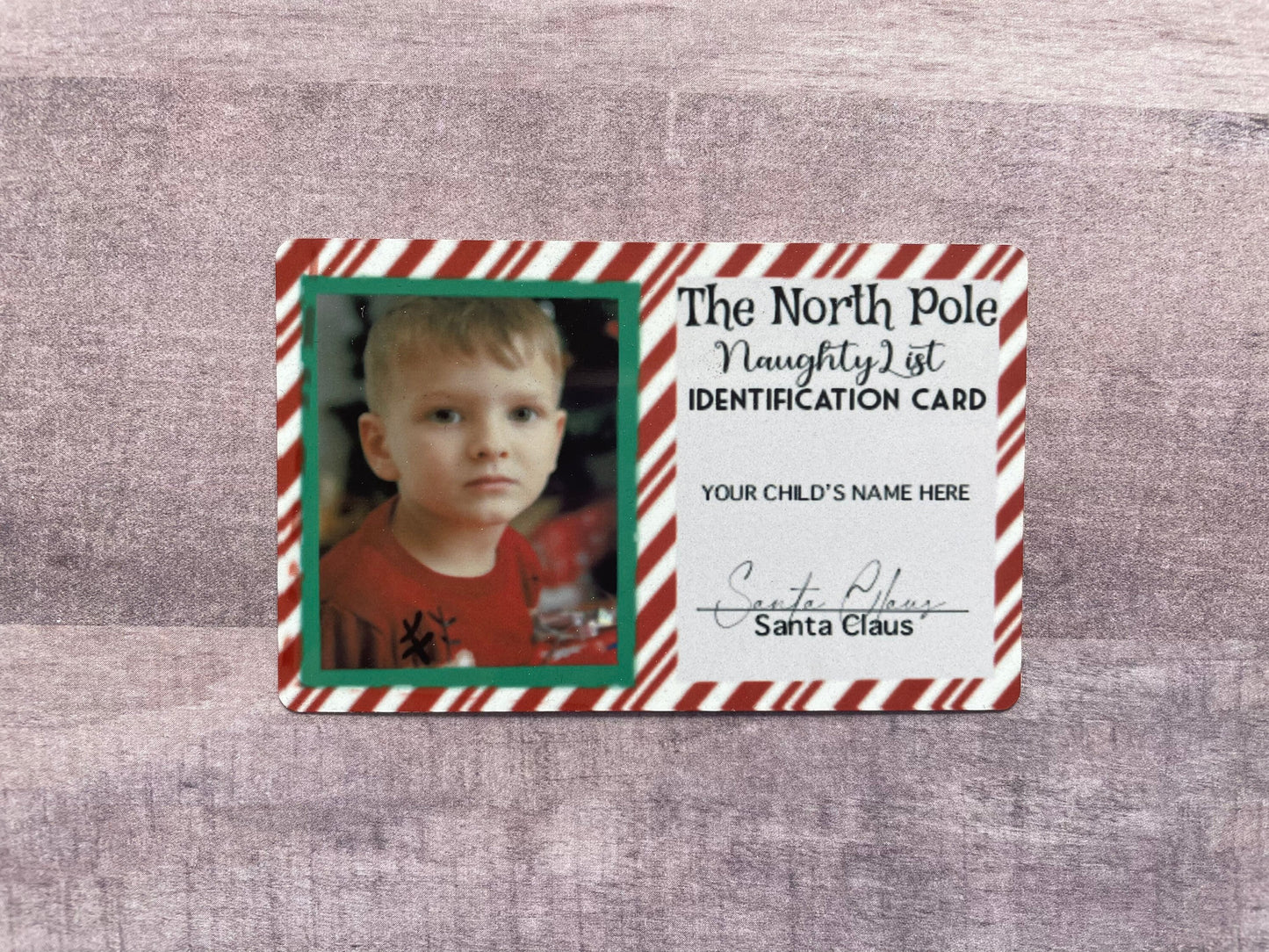 The North Pole Naughty List Certificate / Customizable Naughty Gift / Custom Gift for Boy or Girl / Custom Certificate from Santa