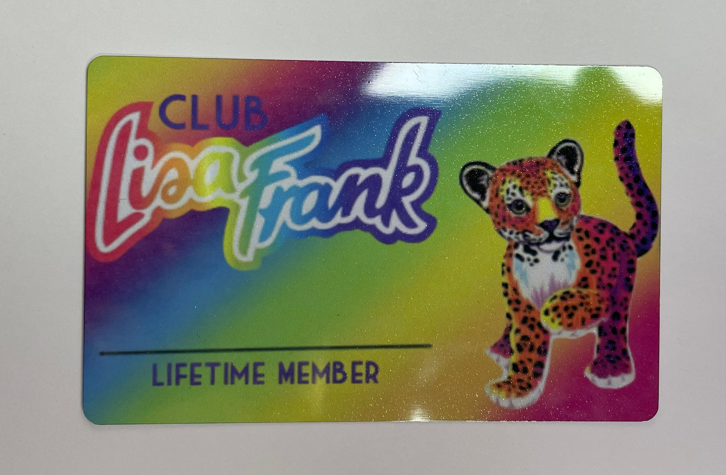 Lifetime Membership Card STICKER!