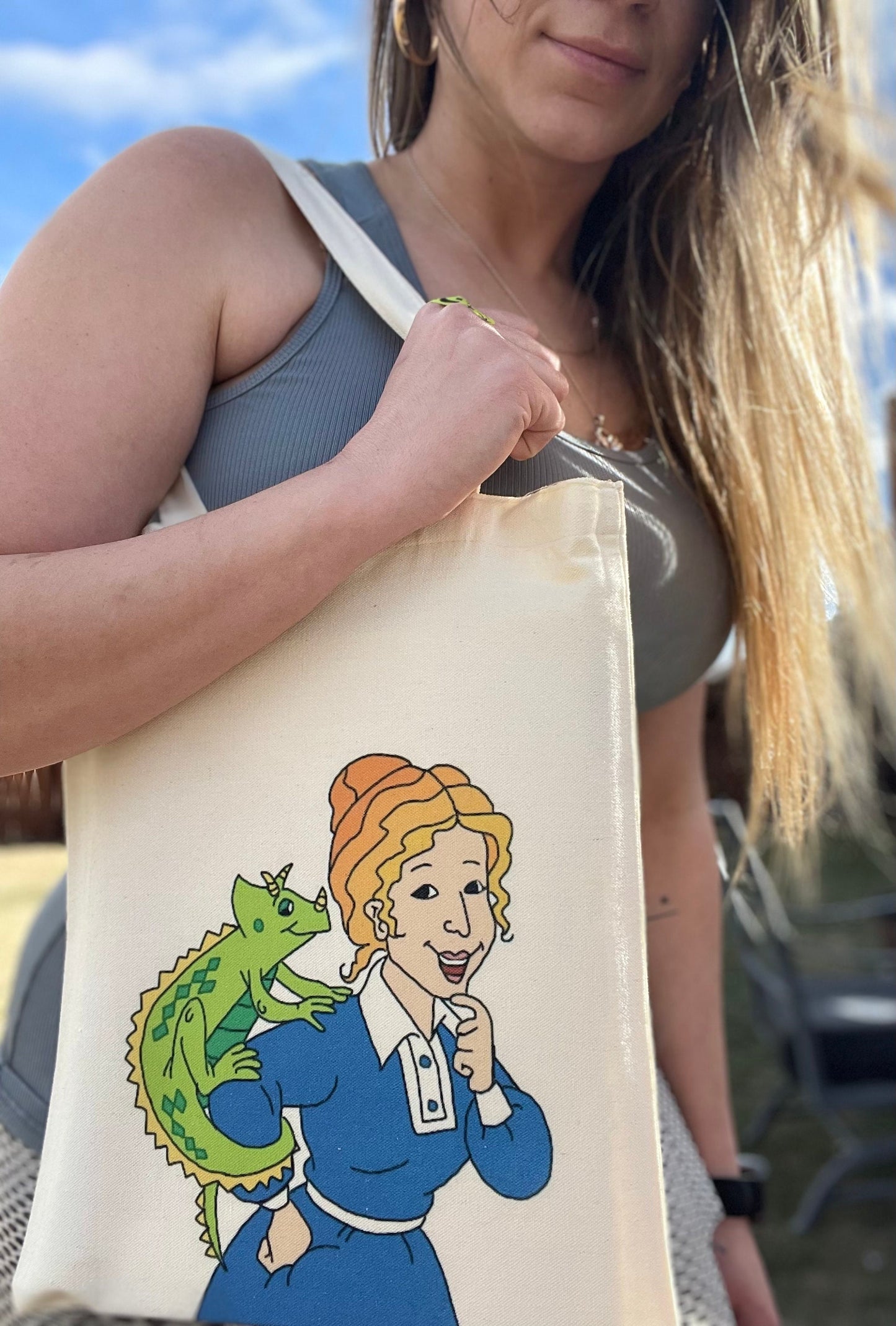 Miss Frizzle Canvas Tote Bag / School Bag / Back to School / Teacher’s Gift