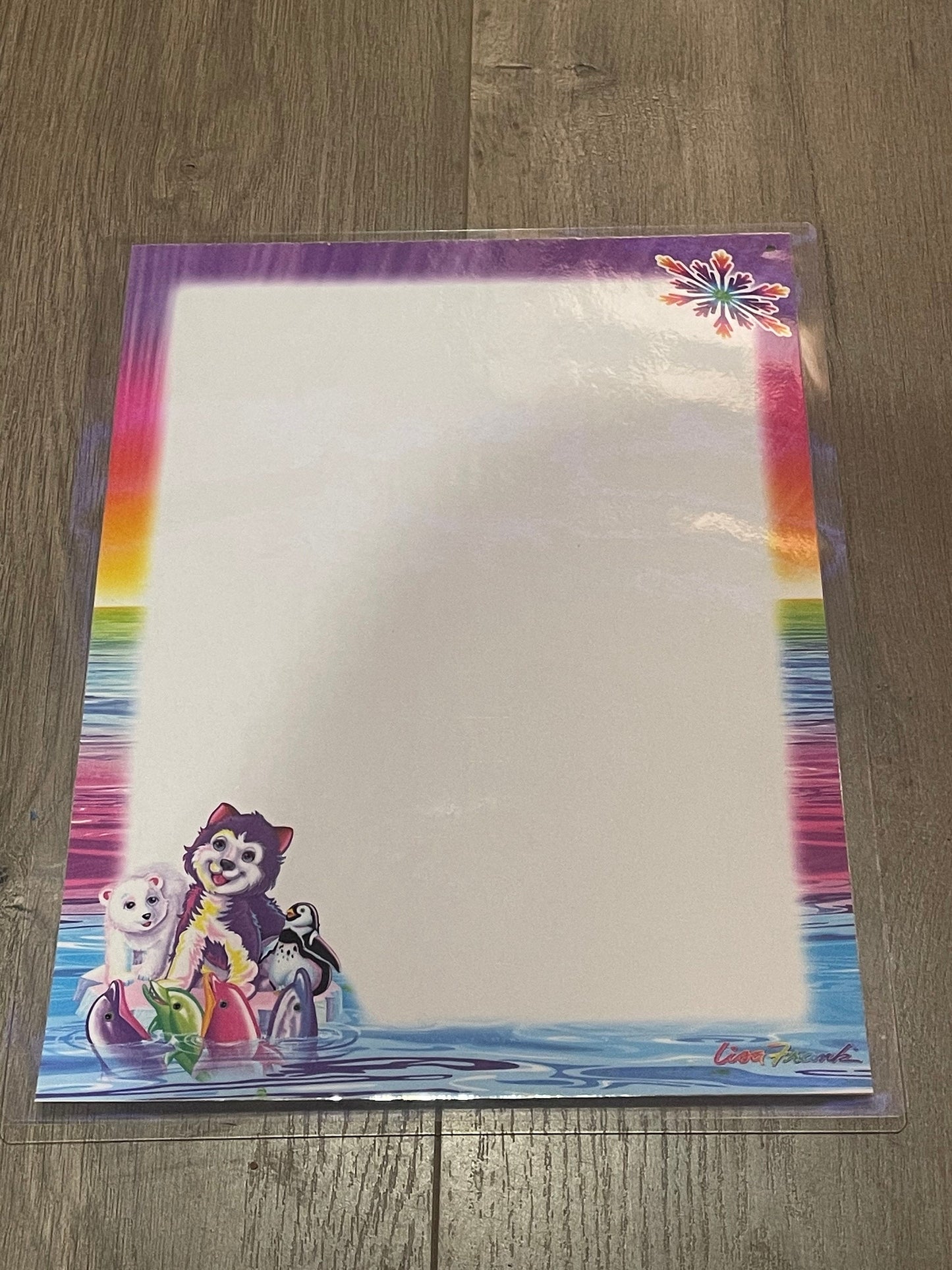 Lisa Frank Stationary (Authentic) / Reusable Stationary / 90’s Tiger Stationary