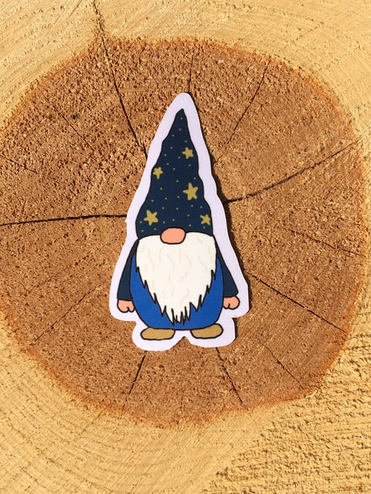Hand drawn gnome sticker