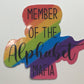 Member of the Alphabet Mafia Sticker