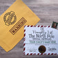The North Pole Naughty List Certificate / Customizable Naughty Gift / Custom Gift for Boy or Girl / Custom Certificate from Santa