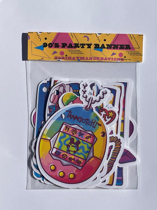 90’s Party Banner / 90’s Birthday Decorations/ 90’s Party / 90’s Decor