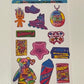 90s sticker sheet / 90s nostalgia sticker sheet / 90s sticker / 90s stickers / 1990 sticker sheet / stickers / handmade stickers