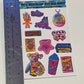 90s sticker sheet / 90s nostalgia sticker sheet / 90s sticker / 90s stickers / 1990 sticker sheet / stickers / handmade stickers